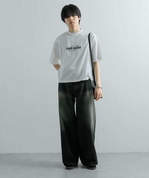 SENSE OF PLACE by URBAN RESEARCH / センスオブプレイス バイ アーバンリサーチ Tシャツ | ロゴグラフィックボクシーTシャツ(5分袖) | 詳細22