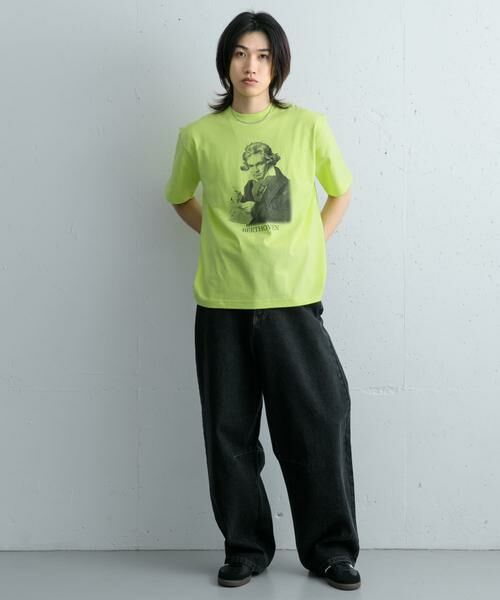 SENSE OF PLACE by URBAN RESEARCH / センスオブプレイス バイ アーバンリサーチ Tシャツ | ヴィンテージライクTシャツ(ベートーヴェン) | 詳細4