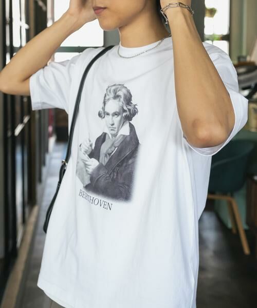 SENSE OF PLACE by URBAN RESEARCH / センスオブプレイス バイ アーバンリサーチ Tシャツ | ヴィンテージライクTシャツ(ベートーヴェン) | 詳細8