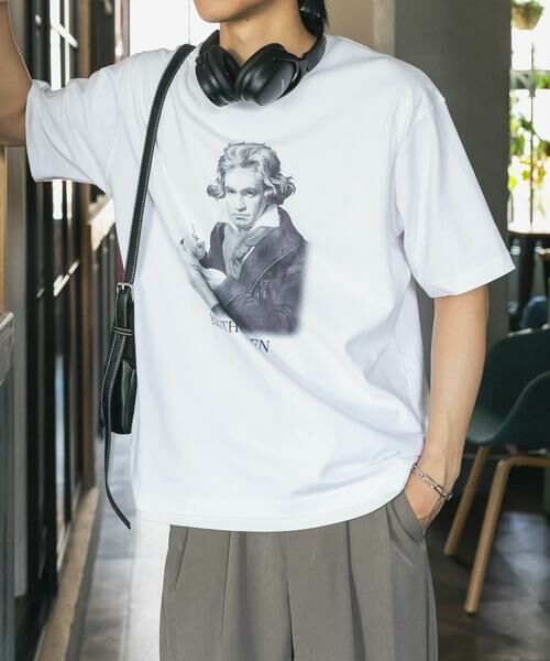 SENSE OF PLACE by URBAN RESEARCH / センスオブプレイス バイ アーバンリサーチ Tシャツ | ヴィンテージライクTシャツ(ベートーヴェン) | 詳細10