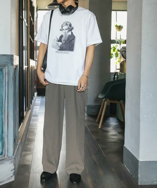 SENSE OF PLACE by URBAN RESEARCH / センスオブプレイス バイ アーバンリサーチ Tシャツ | ヴィンテージライクTシャツ(ベートーヴェン) | 詳細11