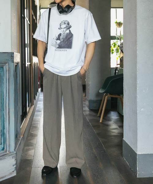 SENSE OF PLACE by URBAN RESEARCH / センスオブプレイス バイ アーバンリサーチ Tシャツ | ヴィンテージライクTシャツ(ベートーヴェン) | 詳細12