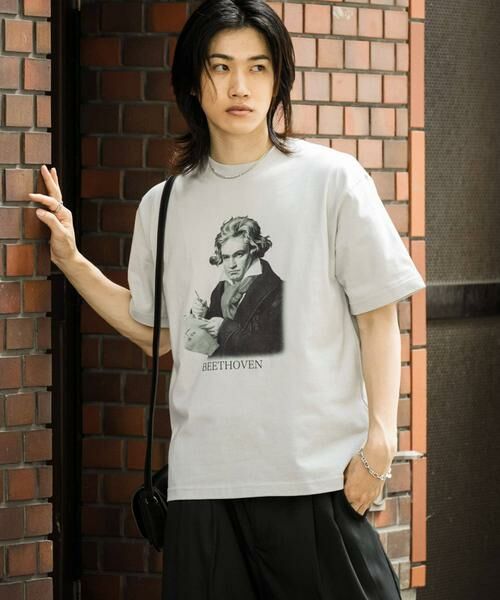 SENSE OF PLACE by URBAN RESEARCH / センスオブプレイス バイ アーバンリサーチ Tシャツ | ヴィンテージライクTシャツ(ベートーヴェン) | 詳細13