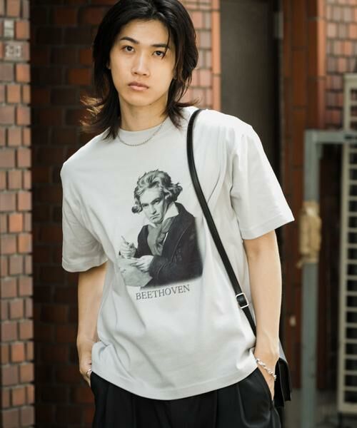 SENSE OF PLACE by URBAN RESEARCH / センスオブプレイス バイ アーバンリサーチ Tシャツ | ヴィンテージライクTシャツ(ベートーヴェン) | 詳細14