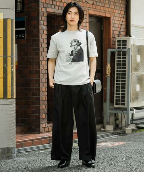 SENSE OF PLACE by URBAN RESEARCH / センスオブプレイス バイ アーバンリサーチ Tシャツ | ヴィンテージライクTシャツ(ベートーヴェン) | 詳細16