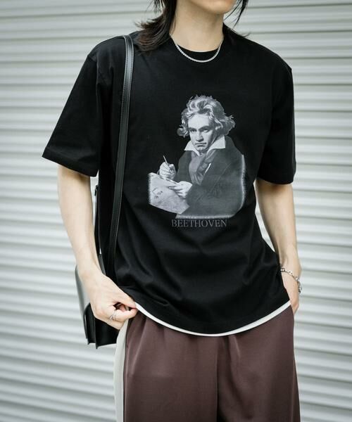 SENSE OF PLACE by URBAN RESEARCH / センスオブプレイス バイ アーバンリサーチ Tシャツ | ヴィンテージライクTシャツ(ベートーヴェン) | 詳細22