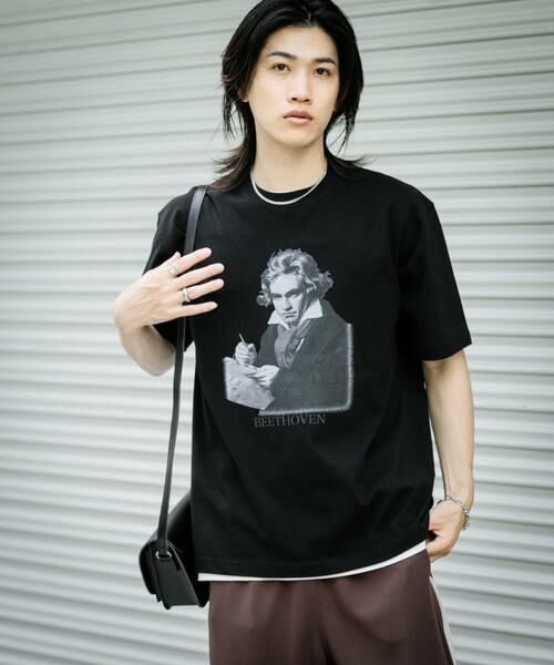 SENSE OF PLACE by URBAN RESEARCH / センスオブプレイス バイ アーバンリサーチ Tシャツ | ヴィンテージライクTシャツ(ベートーヴェン) | 詳細23