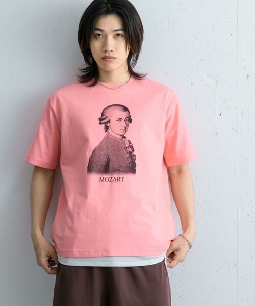 SENSE OF PLACE by URBAN RESEARCH / センスオブプレイス バイ アーバンリサーチ Tシャツ | ヴィンテージライクTシャツ(モーツァルト) | 詳細1