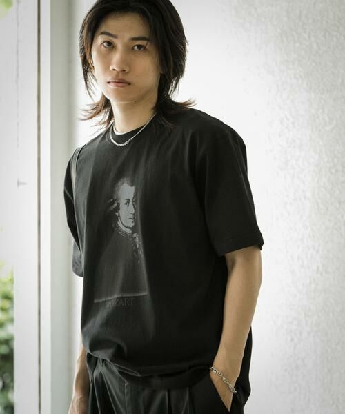 SENSE OF PLACE by URBAN RESEARCH / センスオブプレイス バイ アーバンリサーチ Tシャツ | ヴィンテージライクTシャツ(モーツァルト) | 詳細10