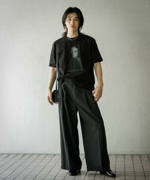 SENSE OF PLACE by URBAN RESEARCH / センスオブプレイス バイ アーバンリサーチ Tシャツ | ヴィンテージライクTシャツ(モーツァルト) | 詳細12