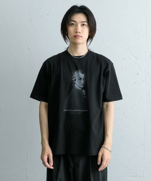 SENSE OF PLACE by URBAN RESEARCH / センスオブプレイス バイ アーバンリサーチ Tシャツ | ヴィンテージライクTシャツ(モーツァルト) | 詳細14