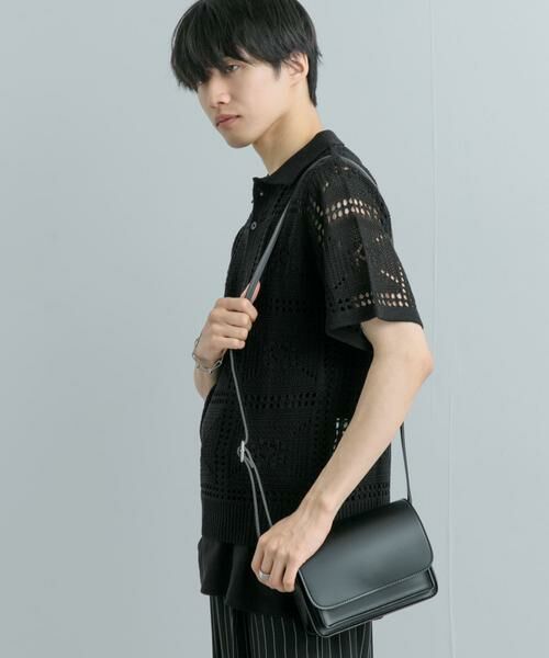 SENSE OF PLACE by URBAN RESEARCH / センスオブプレイス バイ アーバンリサーチ ニット・セーター | クロシェライクニットポロシャツ(5分袖) | 詳細29