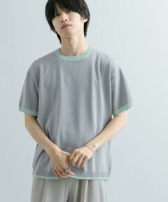 SENSE OF PLACE by URBAN RESEARCH / センスオブプレイス バイ アーバンリサーチ ニット・セーター | 『洗濯可』リブハイショクラインニットTシャツ(5分袖)