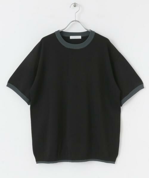 SENSE OF PLACE by URBAN RESEARCH / センスオブプレイス バイ アーバンリサーチ ニット・セーター | 『洗濯可』リブハイショクラインニットTシャツ(5分袖) | 詳細6