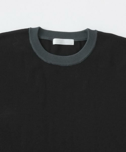 SENSE OF PLACE by URBAN RESEARCH / センスオブプレイス バイ アーバンリサーチ ニット・セーター | 『洗濯可』リブハイショクラインニットTシャツ(5分袖) | 詳細7