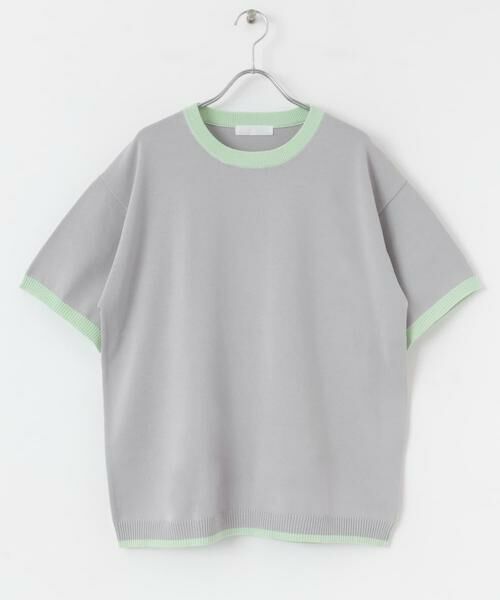 SENSE OF PLACE by URBAN RESEARCH / センスオブプレイス バイ アーバンリサーチ ニット・セーター | 『洗濯可』リブハイショクラインニットTシャツ(5分袖) | 詳細18