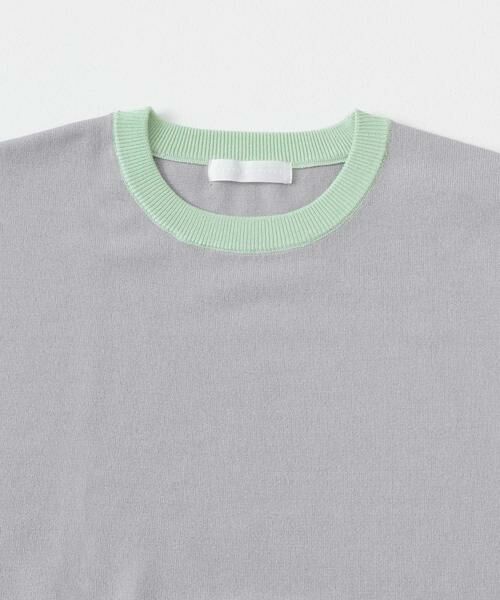SENSE OF PLACE by URBAN RESEARCH / センスオブプレイス バイ アーバンリサーチ ニット・セーター | 『洗濯可』リブハイショクラインニットTシャツ(5分袖) | 詳細19