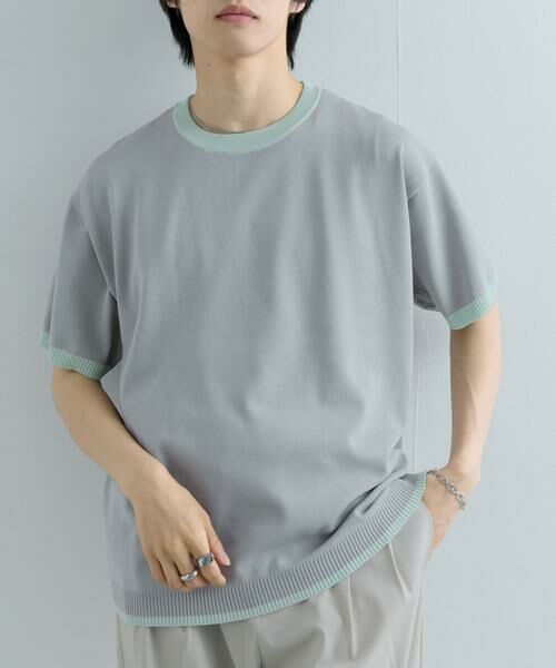 SENSE OF PLACE by URBAN RESEARCH / センスオブプレイス バイ アーバンリサーチ ニット・セーター | 『洗濯可』リブハイショクラインニットTシャツ(5分袖) | 詳細11