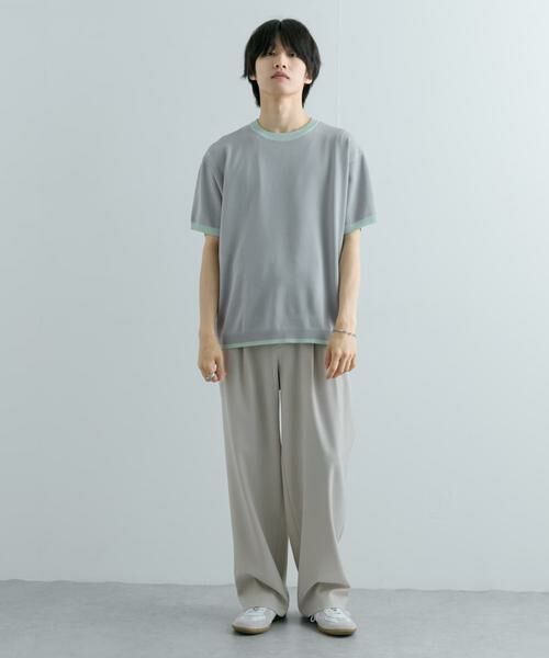 SENSE OF PLACE by URBAN RESEARCH / センスオブプレイス バイ アーバンリサーチ ニット・セーター | 『洗濯可』リブハイショクラインニットTシャツ(5分袖) | 詳細16