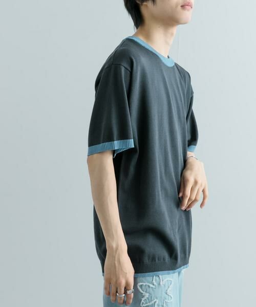 SENSE OF PLACE by URBAN RESEARCH / センスオブプレイス バイ アーバンリサーチ ニット・セーター | 『洗濯可』リブハイショクラインニットTシャツ(5分袖) | 詳細23