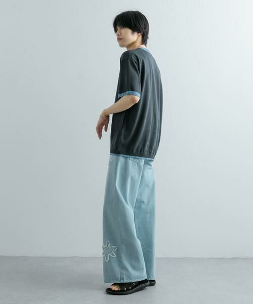 SENSE OF PLACE by URBAN RESEARCH / センスオブプレイス バイ アーバンリサーチ ニット・セーター | 『洗濯可』リブハイショクラインニットTシャツ(5分袖) | 詳細27