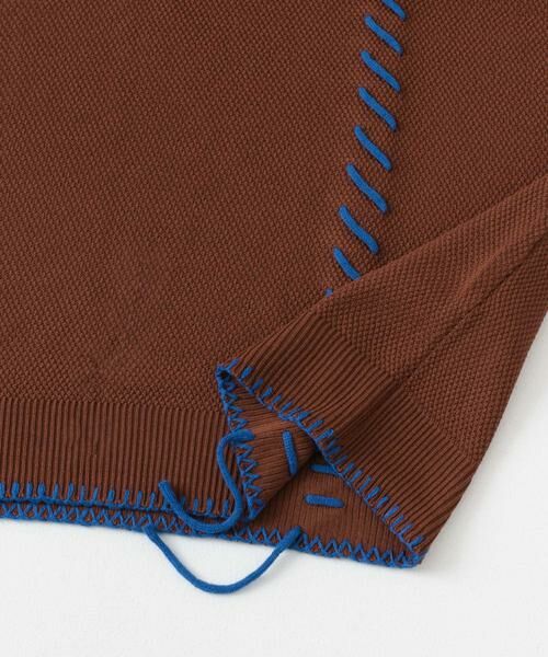 SENSE OF PLACE by URBAN RESEARCH / センスオブプレイス バイ アーバンリサーチ ベスト | ブランケットステッチVネックベスト | 詳細10