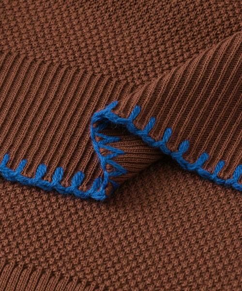 SENSE OF PLACE by URBAN RESEARCH / センスオブプレイス バイ アーバンリサーチ ベスト | ブランケットステッチVネックベスト | 詳細9