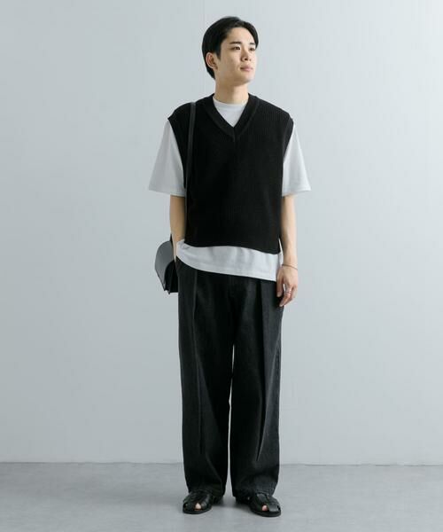 SENSE OF PLACE by URBAN RESEARCH / センスオブプレイス バイ アーバンリサーチ ベスト | アゼアミクロップドニットベスト | 詳細10