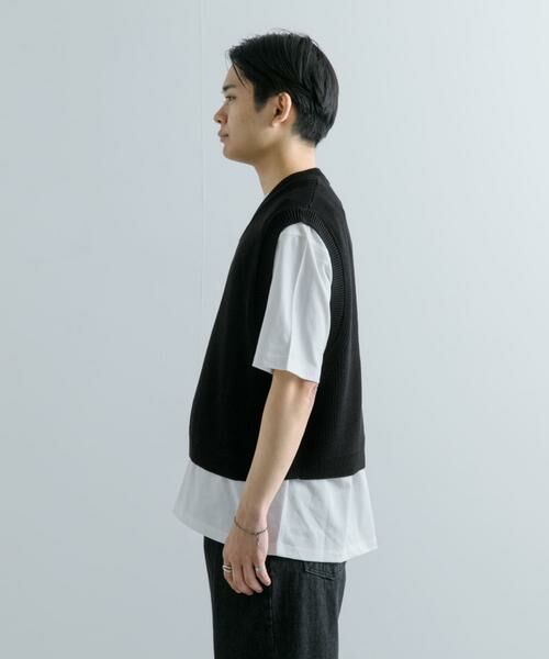 SENSE OF PLACE by URBAN RESEARCH / センスオブプレイス バイ アーバンリサーチ ベスト | アゼアミクロップドニットベスト | 詳細13