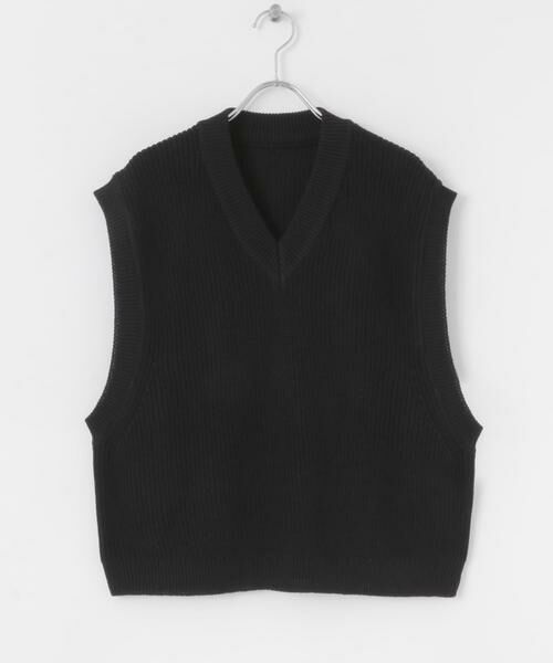 SENSE OF PLACE by URBAN RESEARCH / センスオブプレイス バイ アーバンリサーチ ベスト | アゼアミクロップドニットベスト | 詳細15