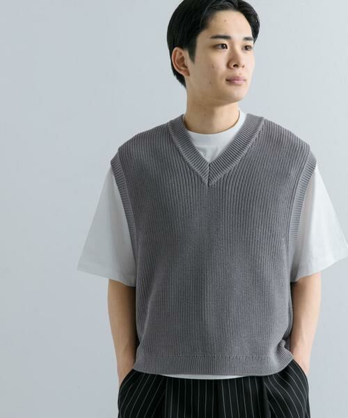 SENSE OF PLACE by URBAN RESEARCH / センスオブプレイス バイ アーバンリサーチ ベスト | アゼアミクロップドニットベスト | 詳細29