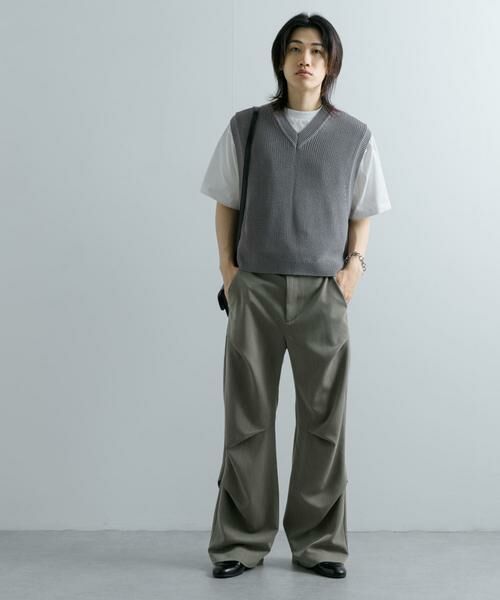 SENSE OF PLACE by URBAN RESEARCH / センスオブプレイス バイ アーバンリサーチ ベスト | アゼアミクロップドニットベスト | 詳細25