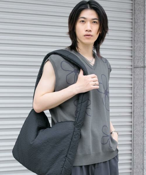 SENSE OF PLACE by URBAN RESEARCH / センスオブプレイス バイ アーバンリサーチ ベスト | ポップアートフラワーニットベスト | 詳細14