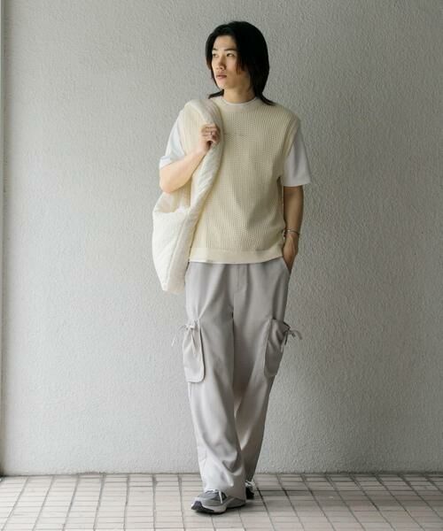 SENSE OF PLACE by URBAN RESEARCH / センスオブプレイス バイ アーバンリサーチ ベスト | シアーメッシュニットベスト | 詳細5