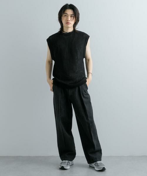 SENSE OF PLACE by URBAN RESEARCH / センスオブプレイス バイ アーバンリサーチ ベスト | シアーメッシュニットベスト | 詳細16