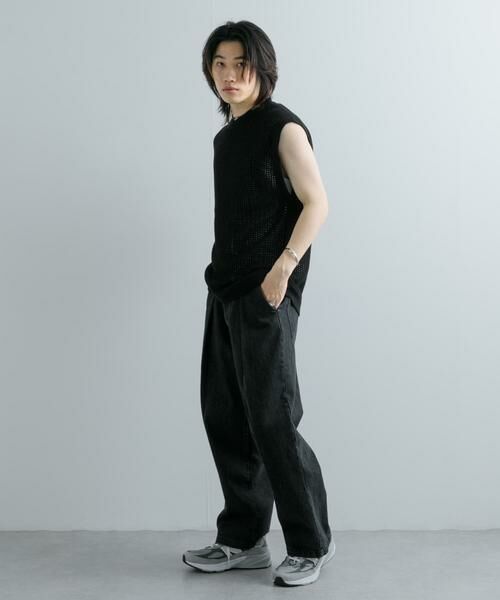 SENSE OF PLACE by URBAN RESEARCH / センスオブプレイス バイ アーバンリサーチ ベスト | シアーメッシュニットベスト | 詳細18