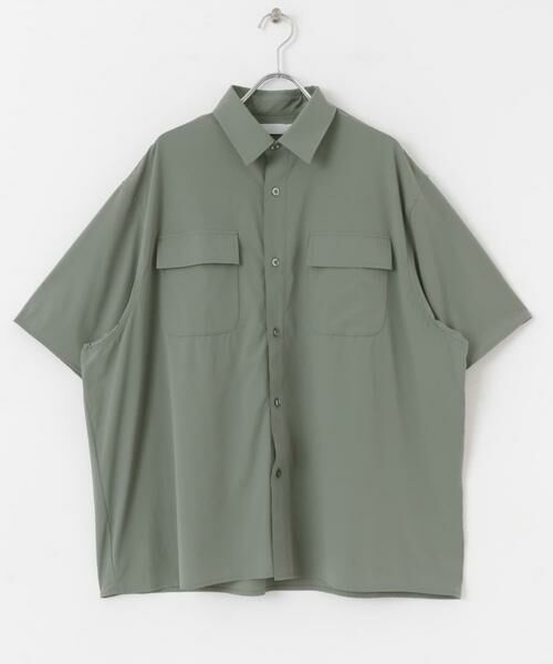 SENSE OF PLACE by URBAN RESEARCH / センスオブプレイス バイ アーバンリサーチ シャツ・ブラウス | 『UR TECH MoLight』 Wポケットシャツ(5分袖) | 詳細10