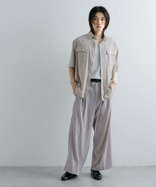 SENSE OF PLACE by URBAN RESEARCH / センスオブプレイス バイ アーバンリサーチ シャツ・ブラウス | 『UR TECH MoLight』 Wポケットシャツ(5分袖) | 詳細27