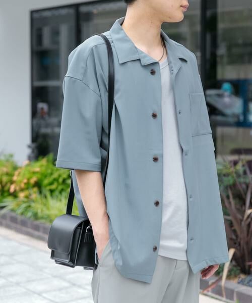 SENSE OF PLACE by URBAN RESEARCH / センスオブプレイス バイ アーバンリサーチ シャツ・ブラウス | 『ユニセックス』オープンカラールーズシャツ(5分袖) | 詳細10