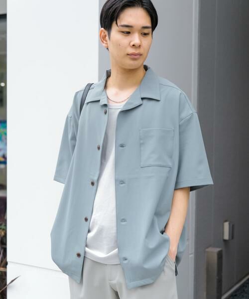 SENSE OF PLACE by URBAN RESEARCH / センスオブプレイス バイ アーバンリサーチ シャツ・ブラウス | 『ユニセックス』オープンカラールーズシャツ(5分袖) | 詳細11