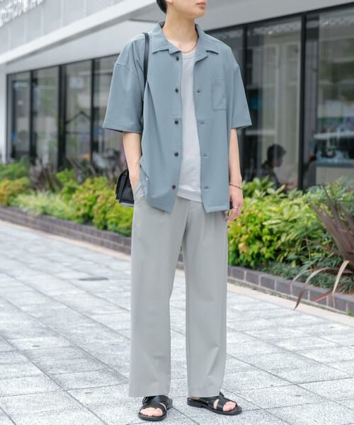 SENSE OF PLACE by URBAN RESEARCH / センスオブプレイス バイ アーバンリサーチ シャツ・ブラウス | 『ユニセックス』オープンカラールーズシャツ(5分袖) | 詳細12