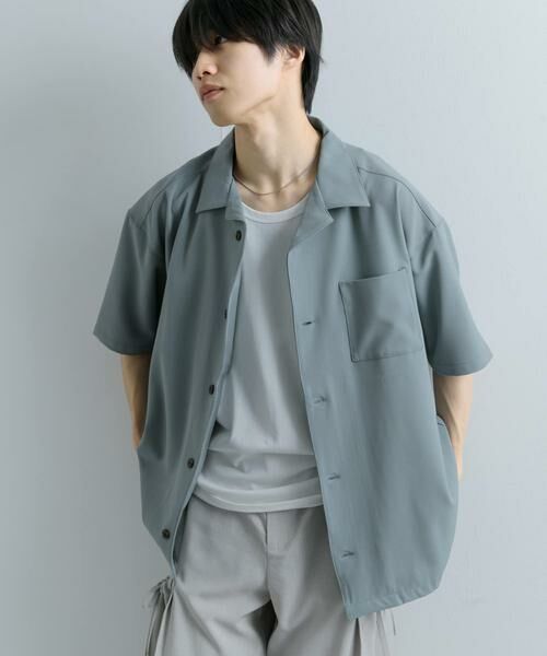SENSE OF PLACE by URBAN RESEARCH / センスオブプレイス バイ アーバンリサーチ シャツ・ブラウス | 『ユニセックス』オープンカラールーズシャツ(5分袖) | 詳細2