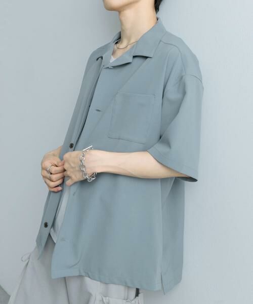 SENSE OF PLACE by URBAN RESEARCH / センスオブプレイス バイ アーバンリサーチ シャツ・ブラウス | 『ユニセックス』オープンカラールーズシャツ(5分袖) | 詳細4