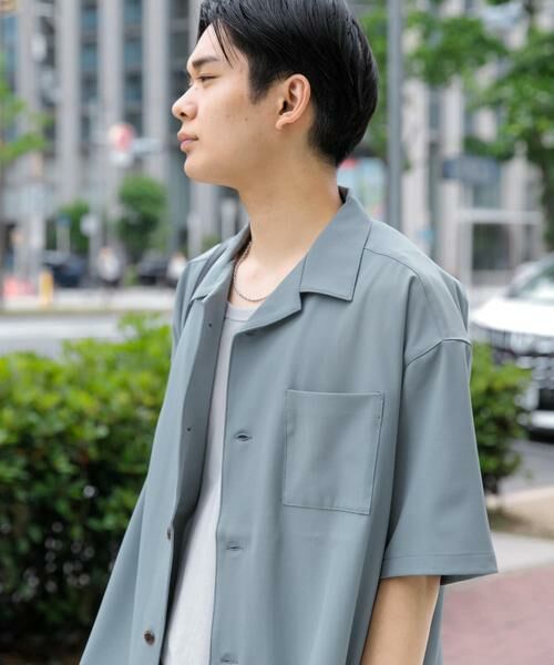 SENSE OF PLACE by URBAN RESEARCH / センスオブプレイス バイ アーバンリサーチ シャツ・ブラウス | 『ユニセックス』オープンカラールーズシャツ(5分袖) | 詳細8