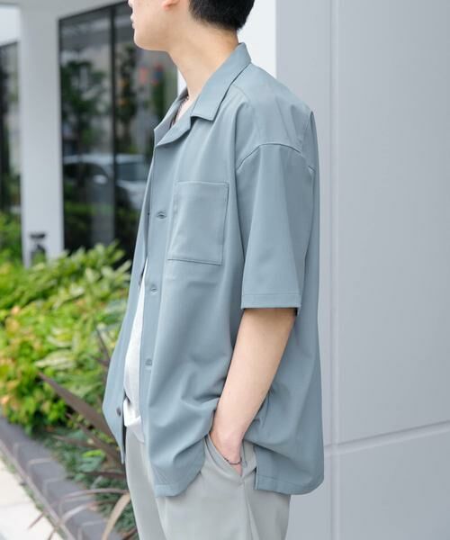 SENSE OF PLACE by URBAN RESEARCH / センスオブプレイス バイ アーバンリサーチ シャツ・ブラウス | 『ユニセックス』オープンカラールーズシャツ(5分袖) | 詳細9
