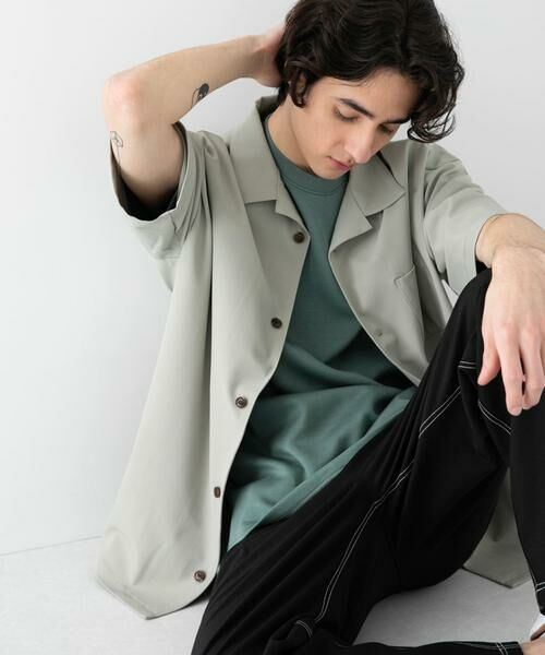 SENSE OF PLACE by URBAN RESEARCH / センスオブプレイス バイ アーバンリサーチ シャツ・ブラウス | 『ユニセックス』オープンカラールーズシャツ(5分袖) | 詳細18