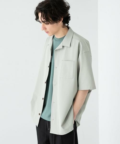 SENSE OF PLACE by URBAN RESEARCH / センスオブプレイス バイ アーバンリサーチ シャツ・ブラウス | 『ユニセックス』オープンカラールーズシャツ(5分袖) | 詳細19