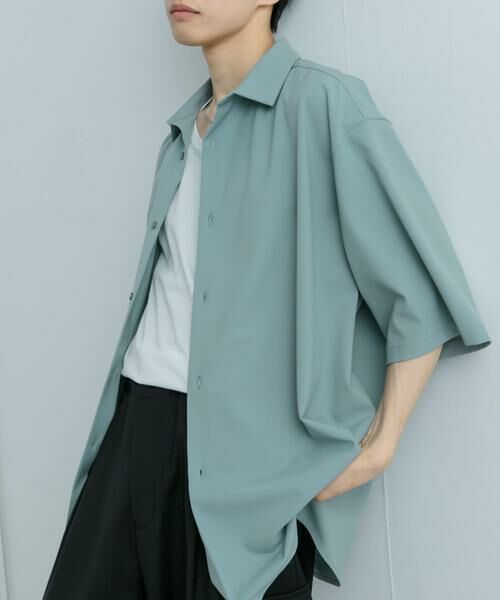 SENSE OF PLACE by URBAN RESEARCH / センスオブプレイス バイ アーバンリサーチ シャツ・ブラウス | 『ユニセックス』エクストラルーズシャツ(5分袖) | 詳細1