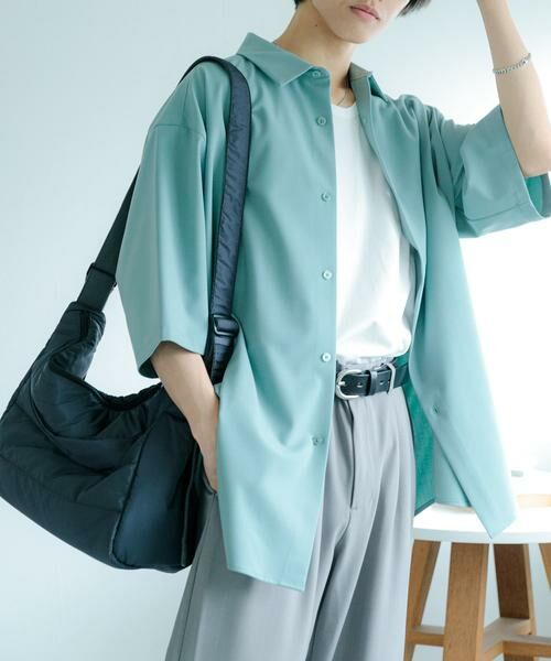 SENSE OF PLACE by URBAN RESEARCH / センスオブプレイス バイ アーバンリサーチ シャツ・ブラウス | 『ユニセックス』エクストラルーズシャツ(5分袖) | 詳細10