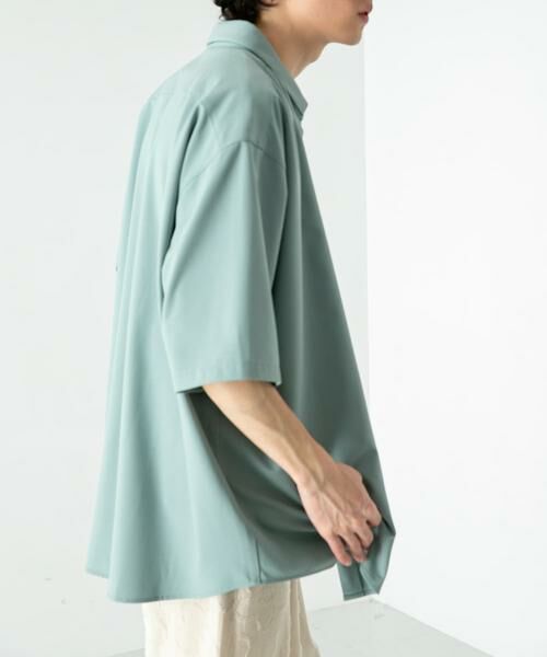 SENSE OF PLACE by URBAN RESEARCH / センスオブプレイス バイ アーバンリサーチ シャツ・ブラウス | 『ユニセックス』エクストラルーズシャツ(5分袖) | 詳細14